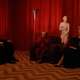 (from left) Kyle MacLachlan, Michael J. Anderson, and Sheryl Lee in David Lynch’s Twin Peaks.